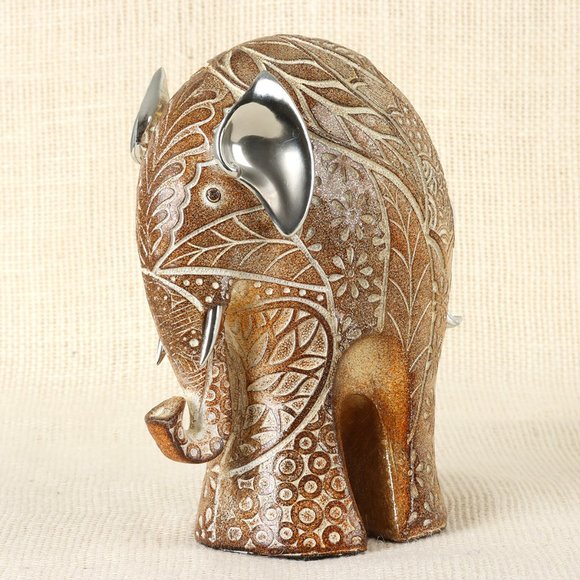Boho Elephant Figurine - Picture 2 of 9